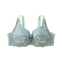 カラフルパレットフルカップブラジャー（大花柄）（日本製レース）
