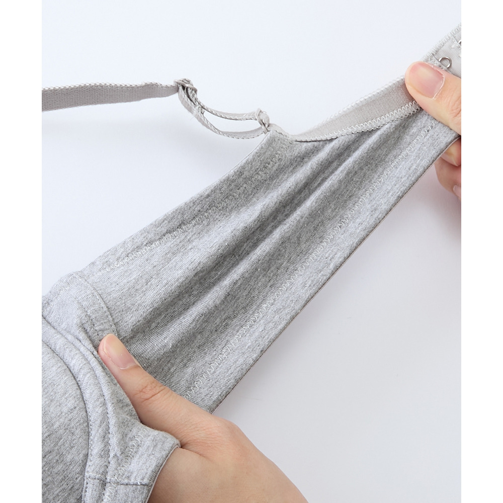 素肌にやさしい綿混リフトアップブラジャー23