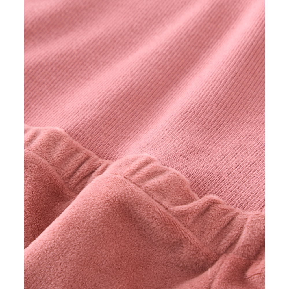 ベロアニット腹巻付きルームウェア上下セット26