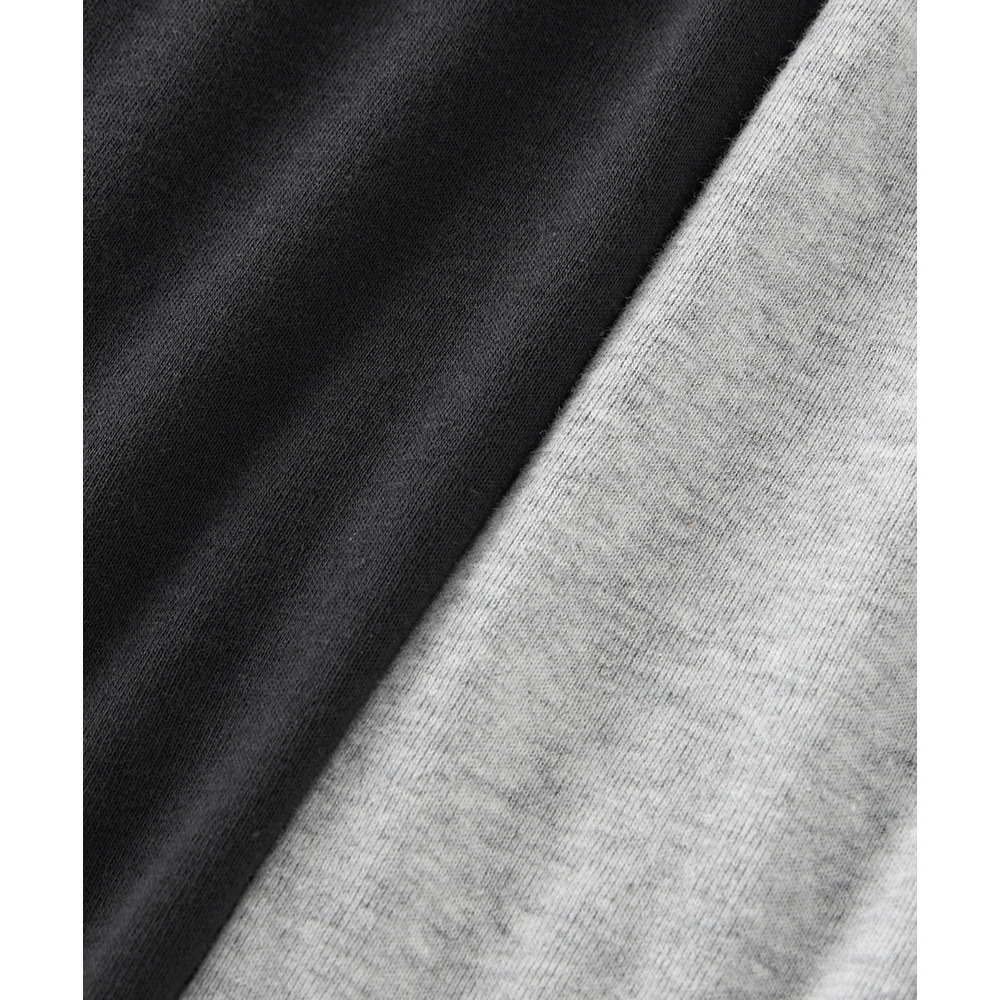 綿100%汗取りパッド付丈長め5分袖インナー2枚組19