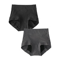 綿好きさんのお腹・脚口らくちん深ばき丈サニタリーショーツ夜用2枚組（羽付ナプキン対応）