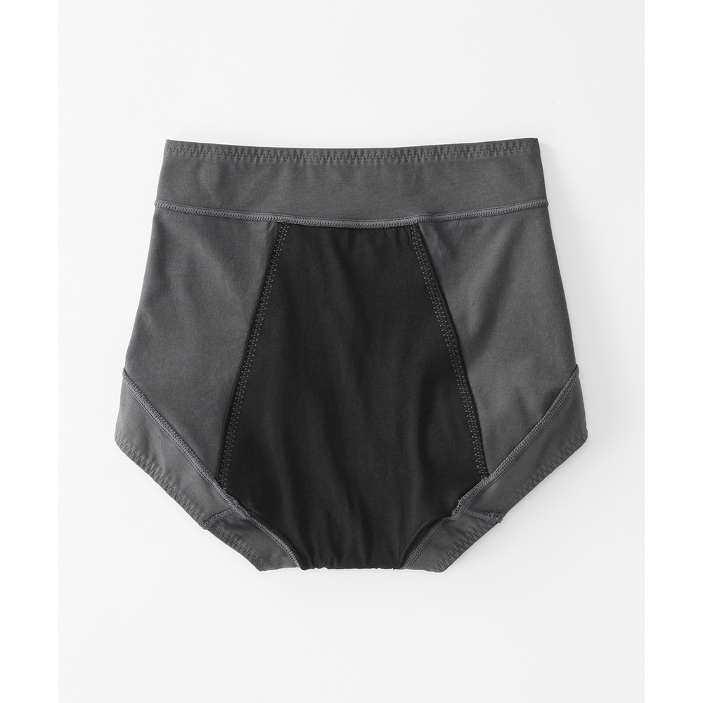 綿好きさんのお腹・脚口らくちん深ばき丈サニタリーショーツ夜用2枚組(羽付ナプキン対応)19