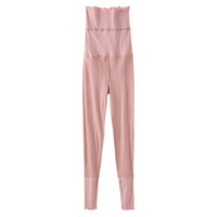 綿１００％パジャマインナー　お腹・足首あったかロング腹巻付き１２分丈ボトム