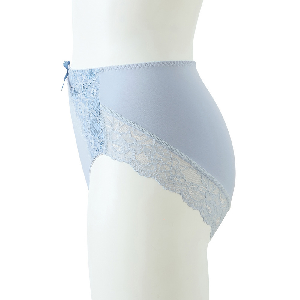 深ばき丈バックレースコーディネートショーツ2枚組(編みレースタイプ)13