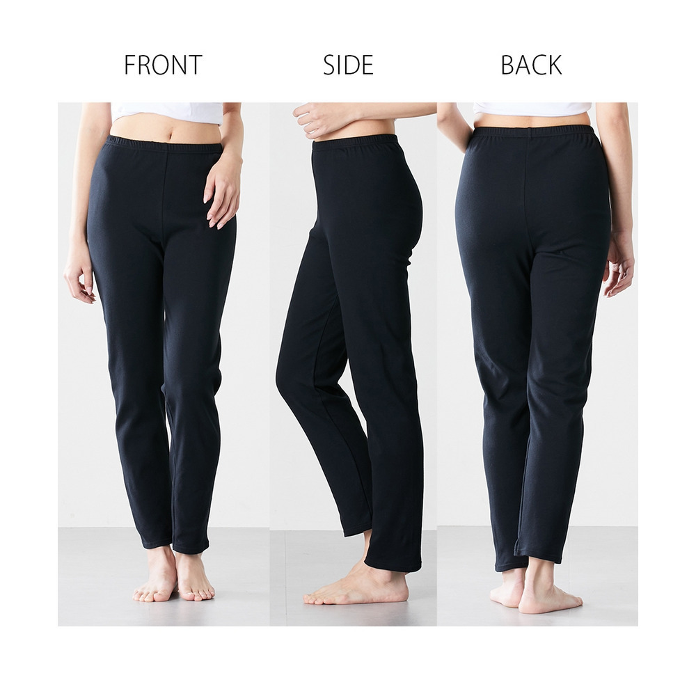 綿100%スムースゆったり10分丈レギンス14