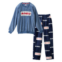 【着るホカロン】ふわぬくミンクフリース　あったかルームウェア上下セット