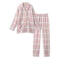 ふわぬくフランネル前開きシャツパジャマ