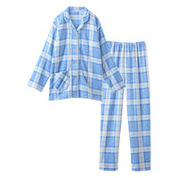 ふわぬくフランネル前開きシャツパジャマ