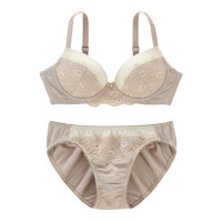 フィオナノンワイヤーブラジャーショーツセット