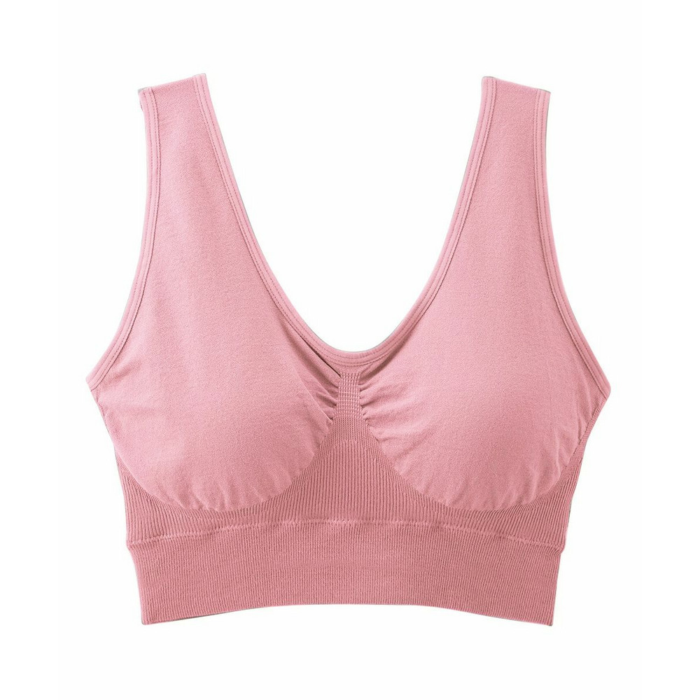 n,for24 いつでも着られるストレッチナイトブラジャー(綿混素材)1