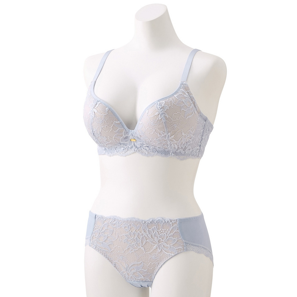 ノンワイヤーMの谷間ブラジャーショーツセット(Mの谷間)(トリンプ)15