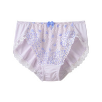 やや深ばき丈編レースコーディネートショーツ(トリンプ)(n,FULLRE)