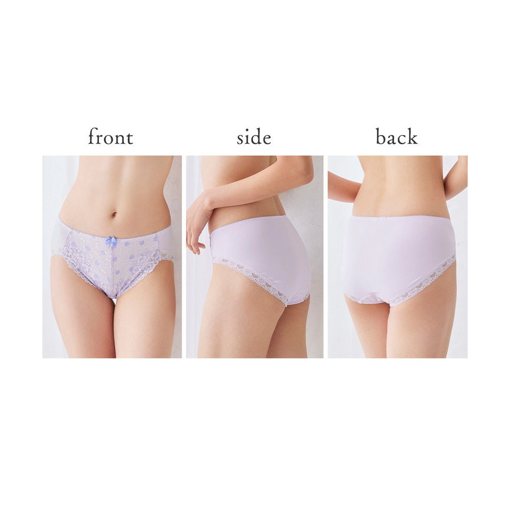 やや深ばき丈編レースコーディネートショーツ(トリンプ)(n,FULLRE)11