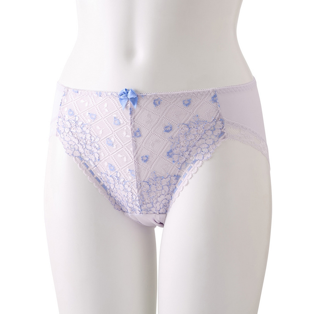 やや深ばき丈編レースコーディネートショーツ(トリンプ)(n,FULLRE)12