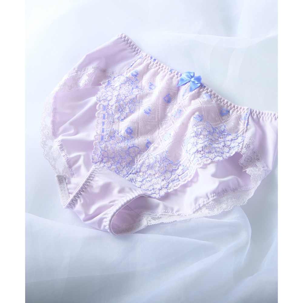 やや深ばき丈編レースコーディネートショーツ(トリンプ)(n,FULLRE)17