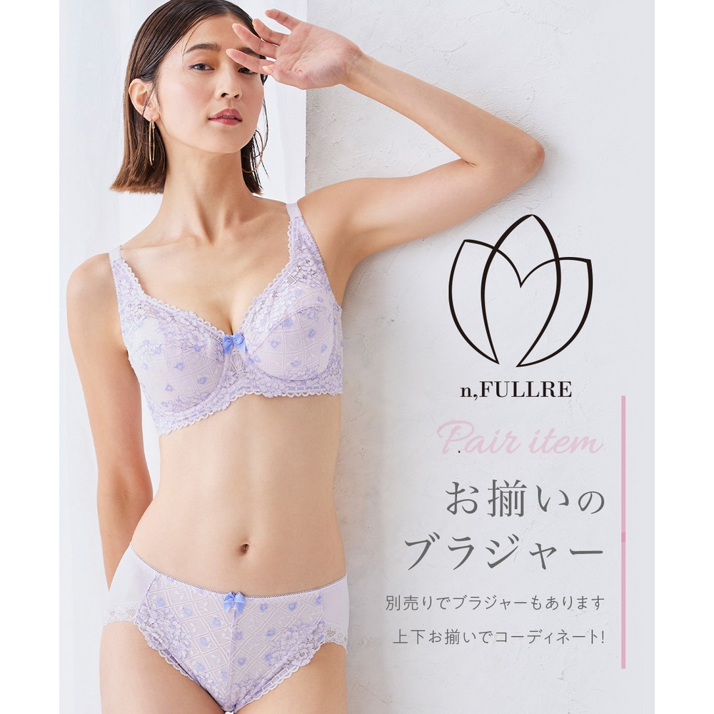 やや深ばき丈編レースコーディネートショーツ(トリンプ)(n,FULLRE)7