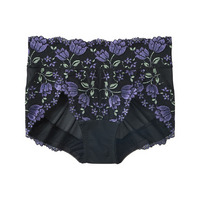 サポートやや深ばき丈コーディネートショーツ（チューリップ柄）（トリンプ）（n，FULLRE）