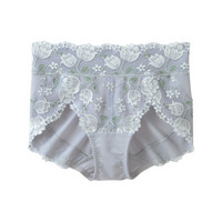 サポートやや深ばき丈コーディネートショーツ（チューリップ柄）（トリンプ）（n，FULLRE）