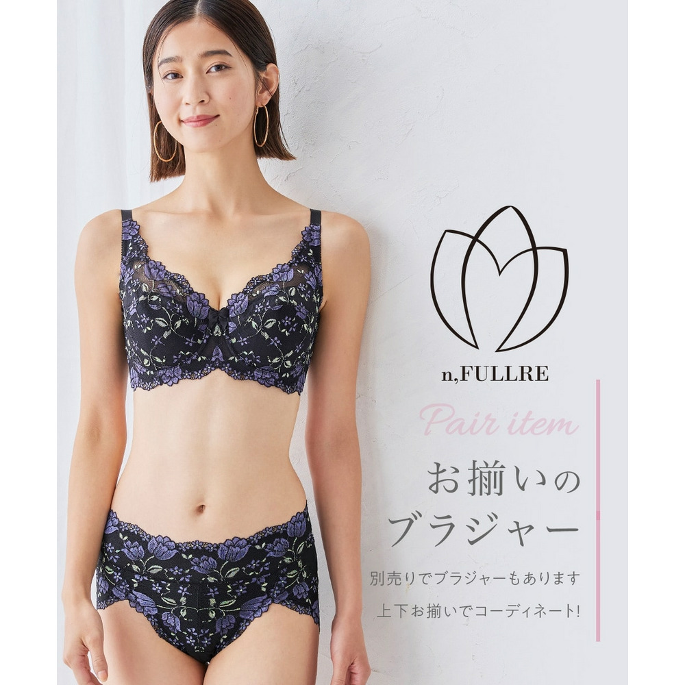 サポートやや深ばき丈コーディネートショーツ(チューリップ柄)(トリンプ)(n,FULLRE)18