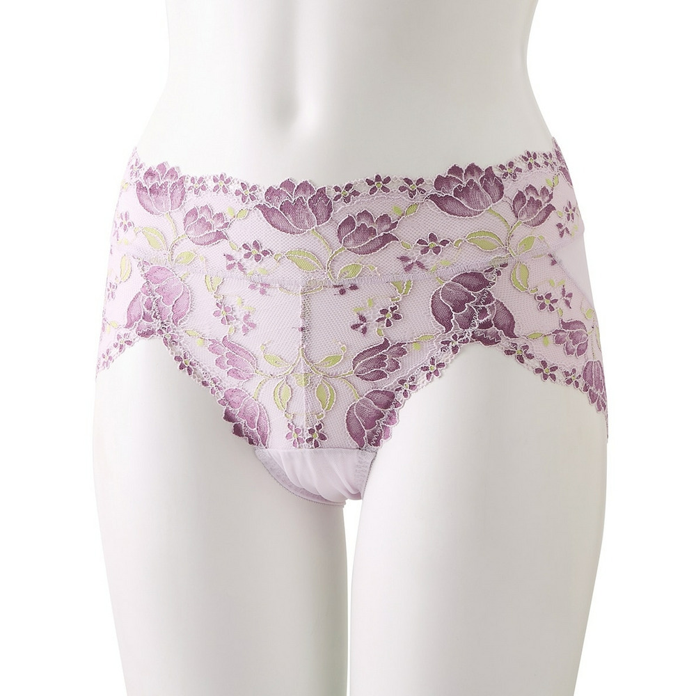 サポートやや深ばき丈コーディネートショーツ(チューリップ柄)(トリンプ)(n,FULLRE)19