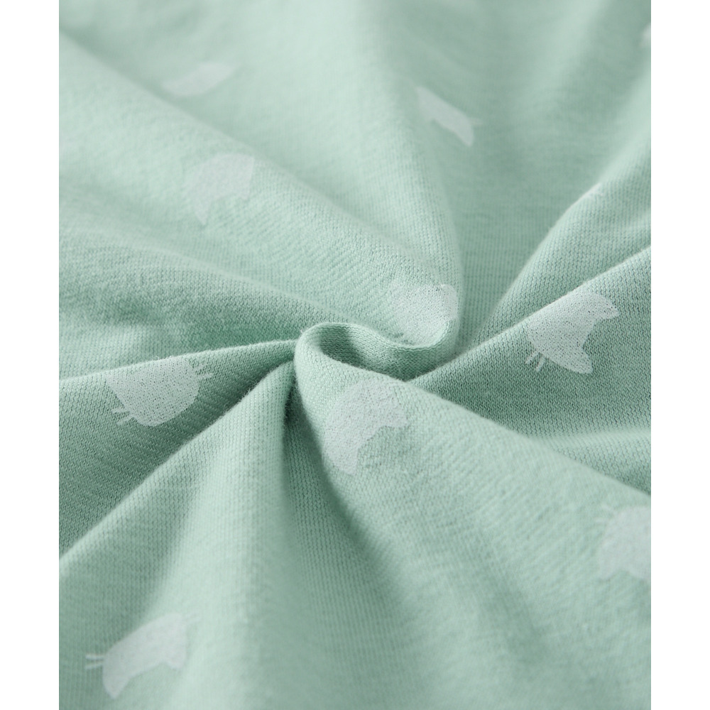 夏の綿100%パジャマ 薄手がうれしい長袖ルームウェア上下セット20