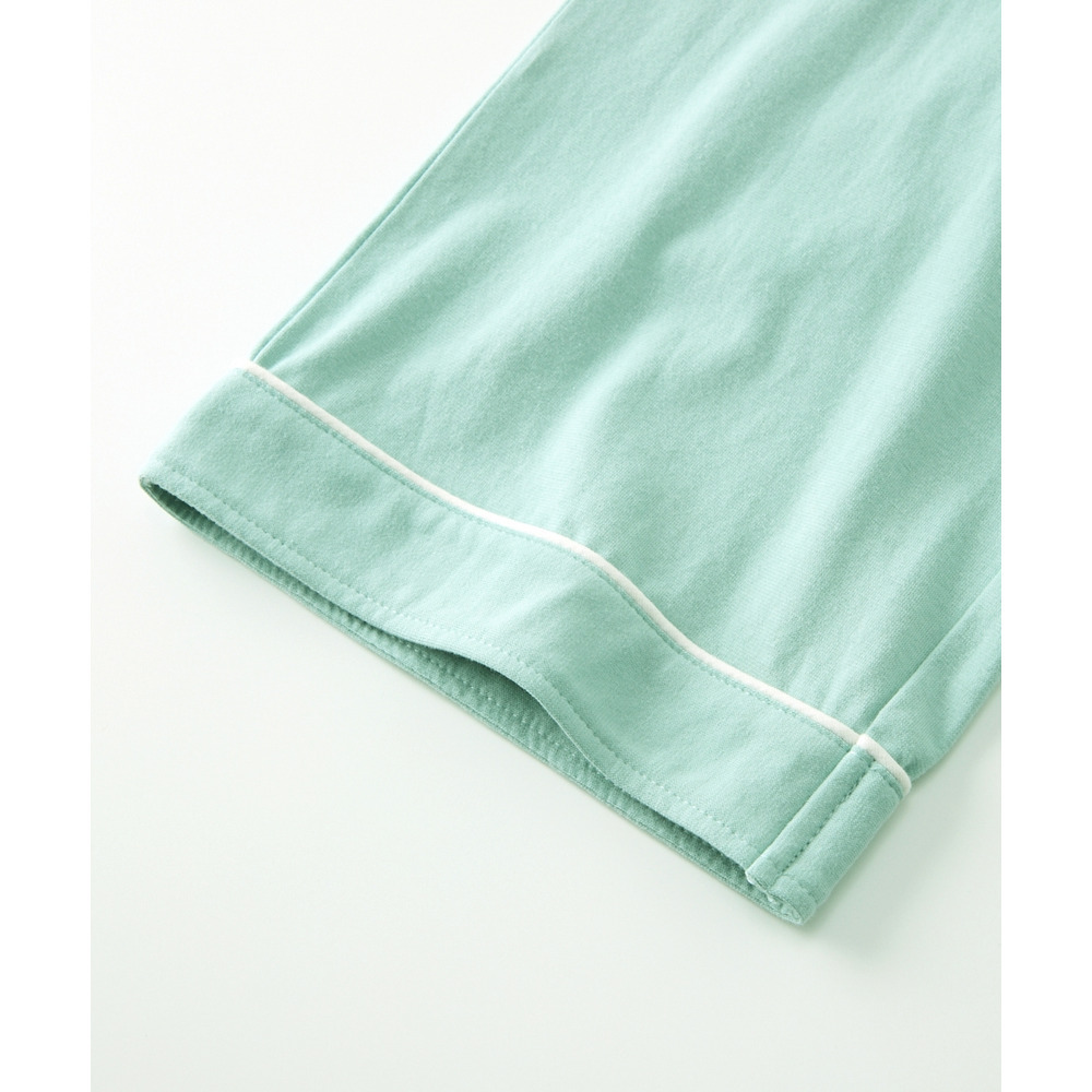 綿100%さらり天竺の半袖シャツパジャマ26