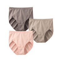 綿混ストレッチ　シンプル深ばき丈ショーツ3枚組