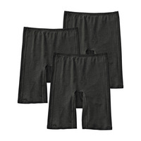 綿混ストレッチ　深ばきサニタリーオーバーパンツ3枚組（日本製防水布　抗菌防臭加工・ムレにくい）