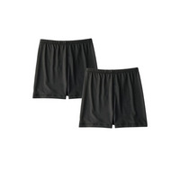 深ばき綿混1分丈オーバーパンツ2枚組