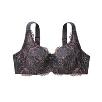 カラフルパレットフルカップブラジャー（レンテンローズフラワー柄）