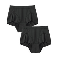 超冷感ＡＩＲ　お腹・脚ぐりらくちんサニタリーショーツ昼用2枚組（羽付ナプキン対応）（接触冷感・吸汗速乾）