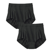 超冷感ＡＩＲ　お腹・脚ぐりらくちんショーツ2枚組（接触冷感・吸汗速乾）