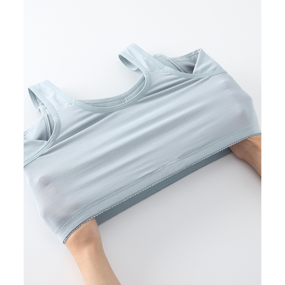 接触冷感 吸汗速乾 抗菌防臭 脇汗取り付ハーフトップ16