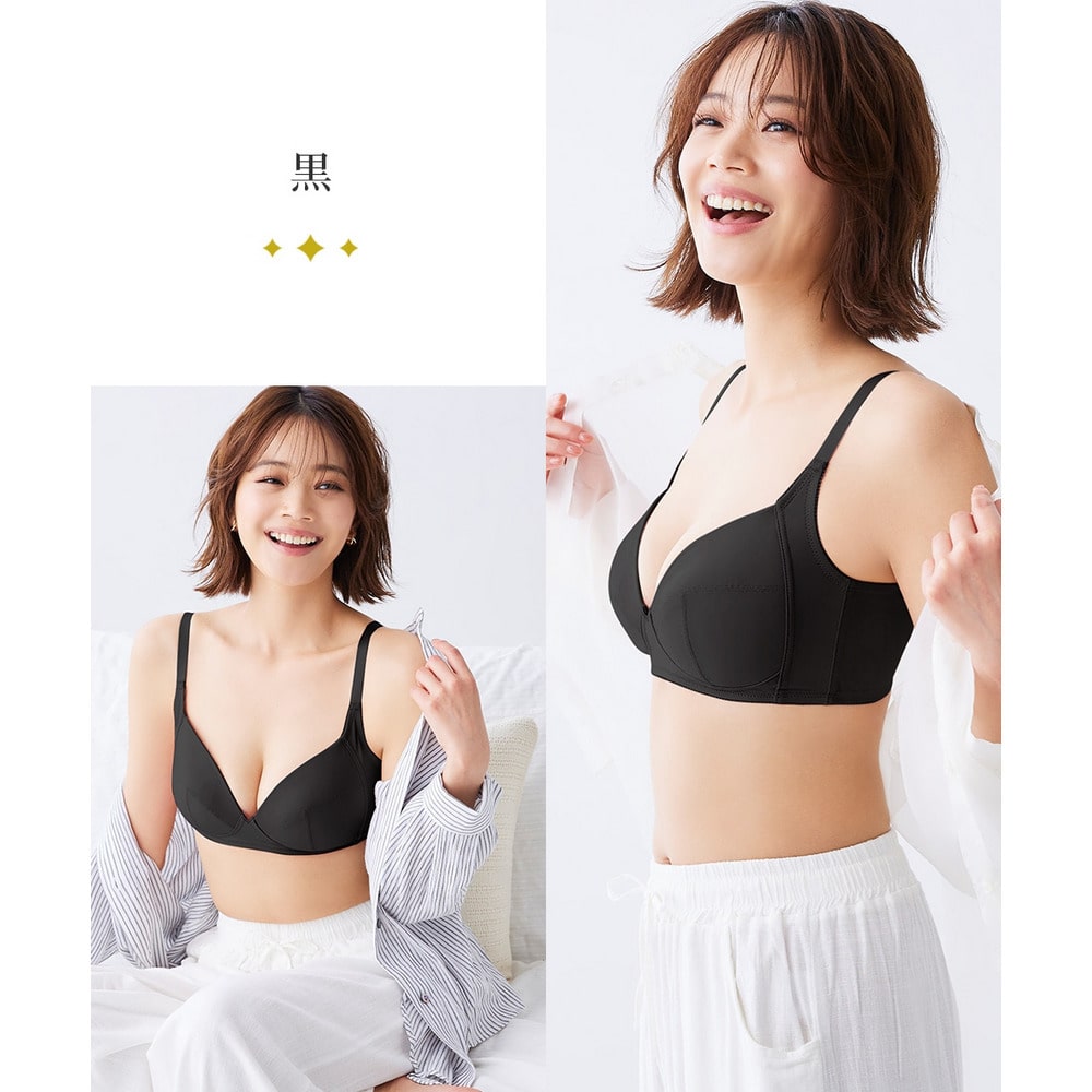n,WIRELESS 脇肉流れない サイドパネルノンワイヤーブラジャー11