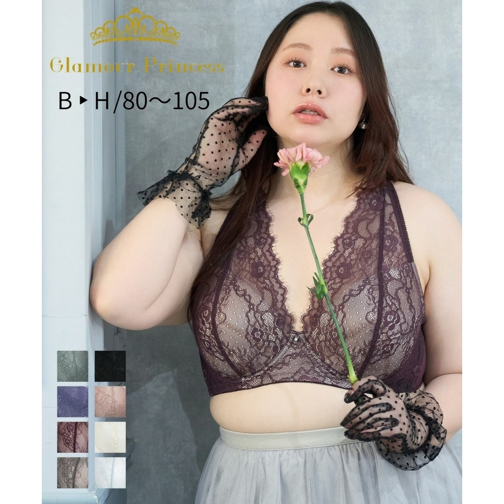 【グラマープリンセス】デザインレースブラジャー1