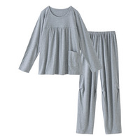 ＧＯＯＤ ＳＬＥＥＰ（ぐっすり）　やわらかストレッチシャーリングニットパジャマ上下セット