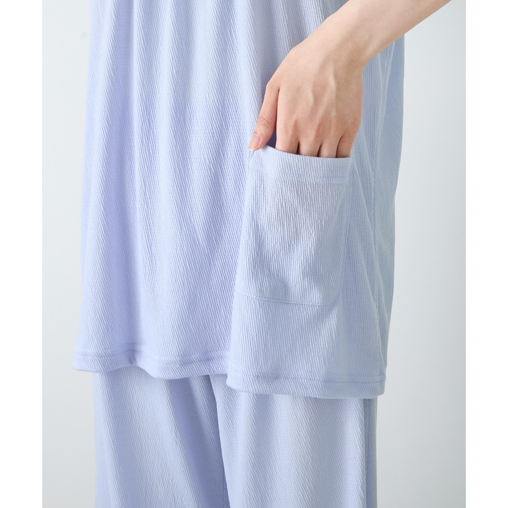 GOOD SLEEP(ぐっすり) やわらかストレッチシャーリングニットパジャマ上下セット18