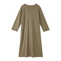 ３秒ルームワンピース（綿混・長袖）【１枚から買える！】