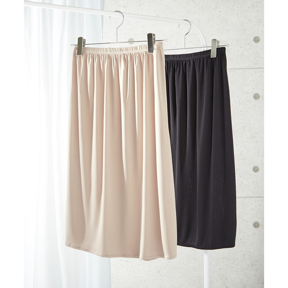 ロング丈ペチコート(静電防止・吸汗速乾)15