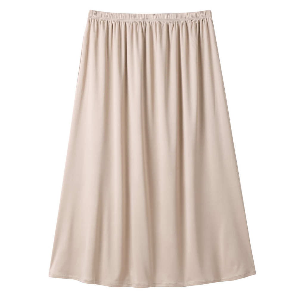 ロング丈ペチコート(静電防止・吸汗速乾)1
