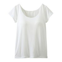 アンダーフリー　吸汗速乾ブラトップフレンチ袖インナー（UVカット）