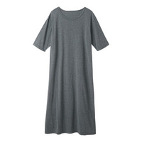 3秒ルームワンピース(綿混・5分袖)【1枚から買える!】