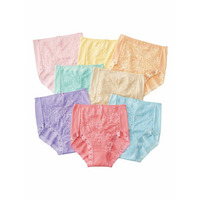 綿１００％ フライスレーシー深ばき丈ショーツ８枚組