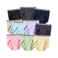 脚さばきがいい綿混ストレッチ深ばきショーツ【選べる枚数組（10枚組・3枚組）】