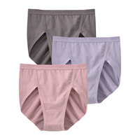 脚さばきがいい綿混ストレッチ深ばきショーツ【選べる枚数組（10枚組・3枚組）】