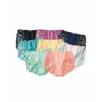 綿100％サイドレース深ばきショーツ８枚組