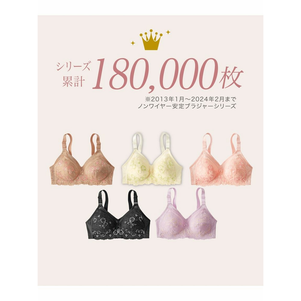 ノンワイヤー安定ブラジャー10