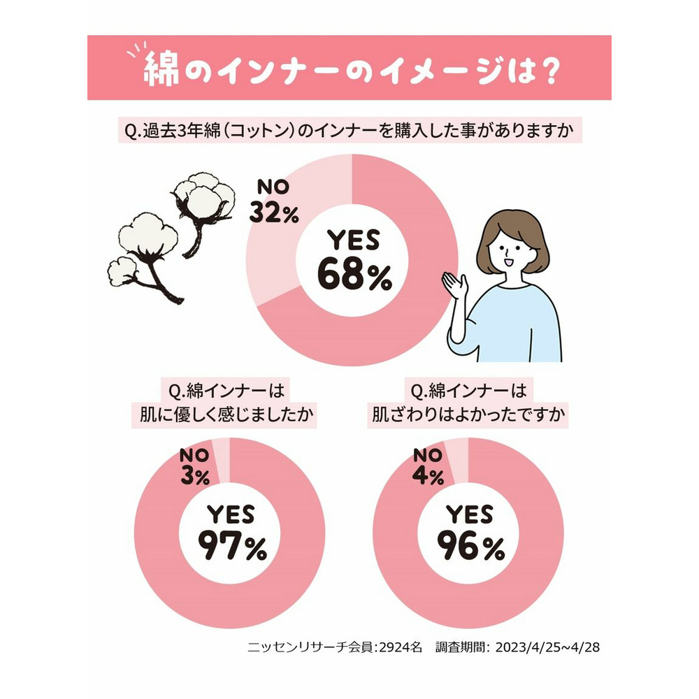 綿混10分丈レギンス2枚組17