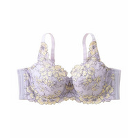 脇背中高いフルカップブラジャー（リッチフラワー柄）（日本製レース）（トリンプ）（n，FULLRE）