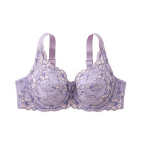 カラフルパレットフルカップブラジャー（アザレアフラワー柄）（日本製レース）